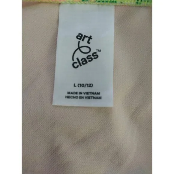 Art Class Girls Floral Print One Piece Swimsuit, Size L 10/12, NWT - Picture 3 of 9